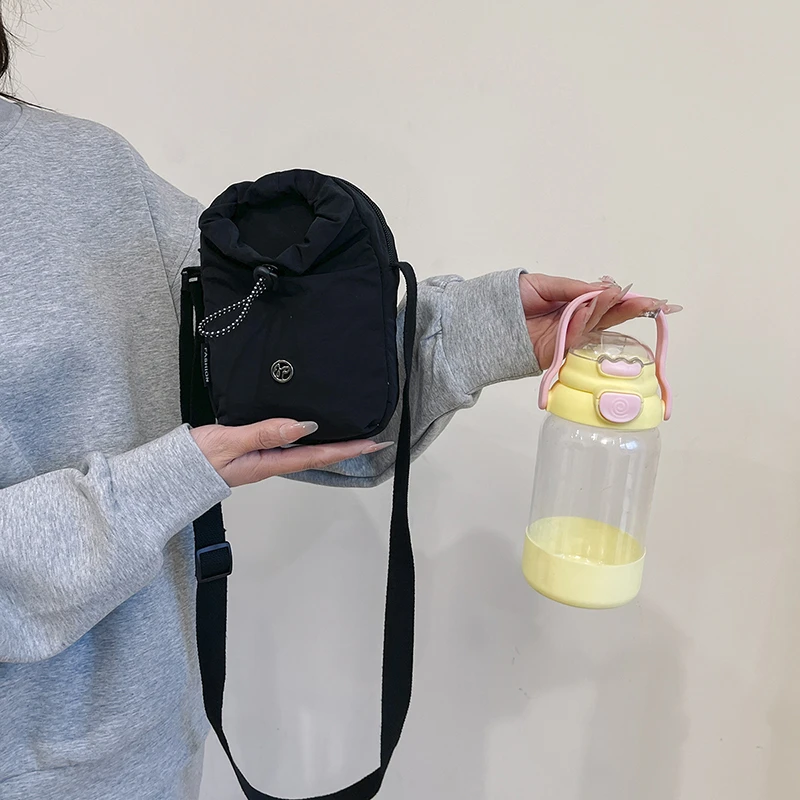 2025新款休闲手机包简约轻便百搭单肩斜挎包防泼水多口袋5009