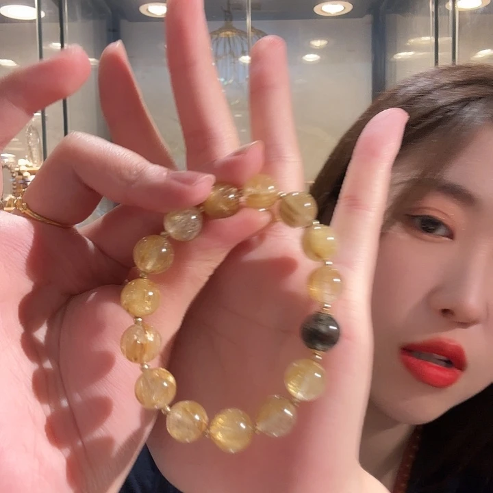 发晶手链银S925镶嵌