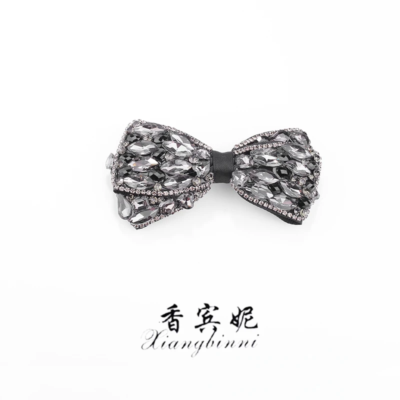 香宾妮原创设计发夹新款蝴蝶结发饰气质高级感侧边夹发夹7288