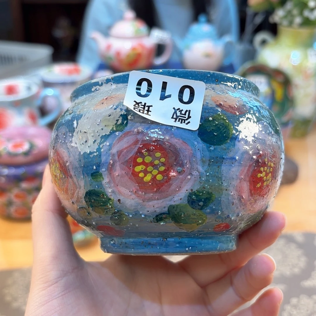 景德镇手绘高温釉下彩陶瓷茶具