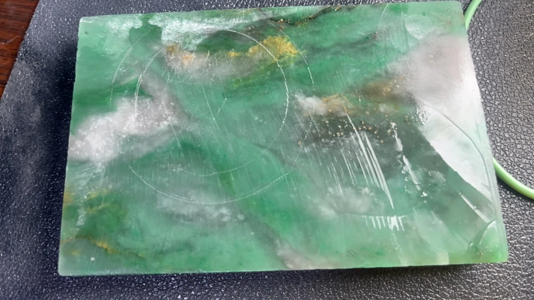 定制天然非洲翠手镯