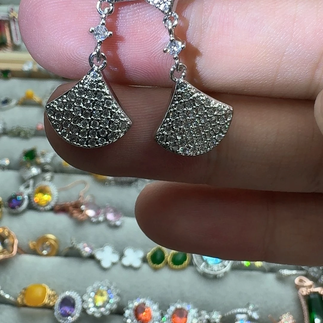 托帕石戒指银S925镶嵌