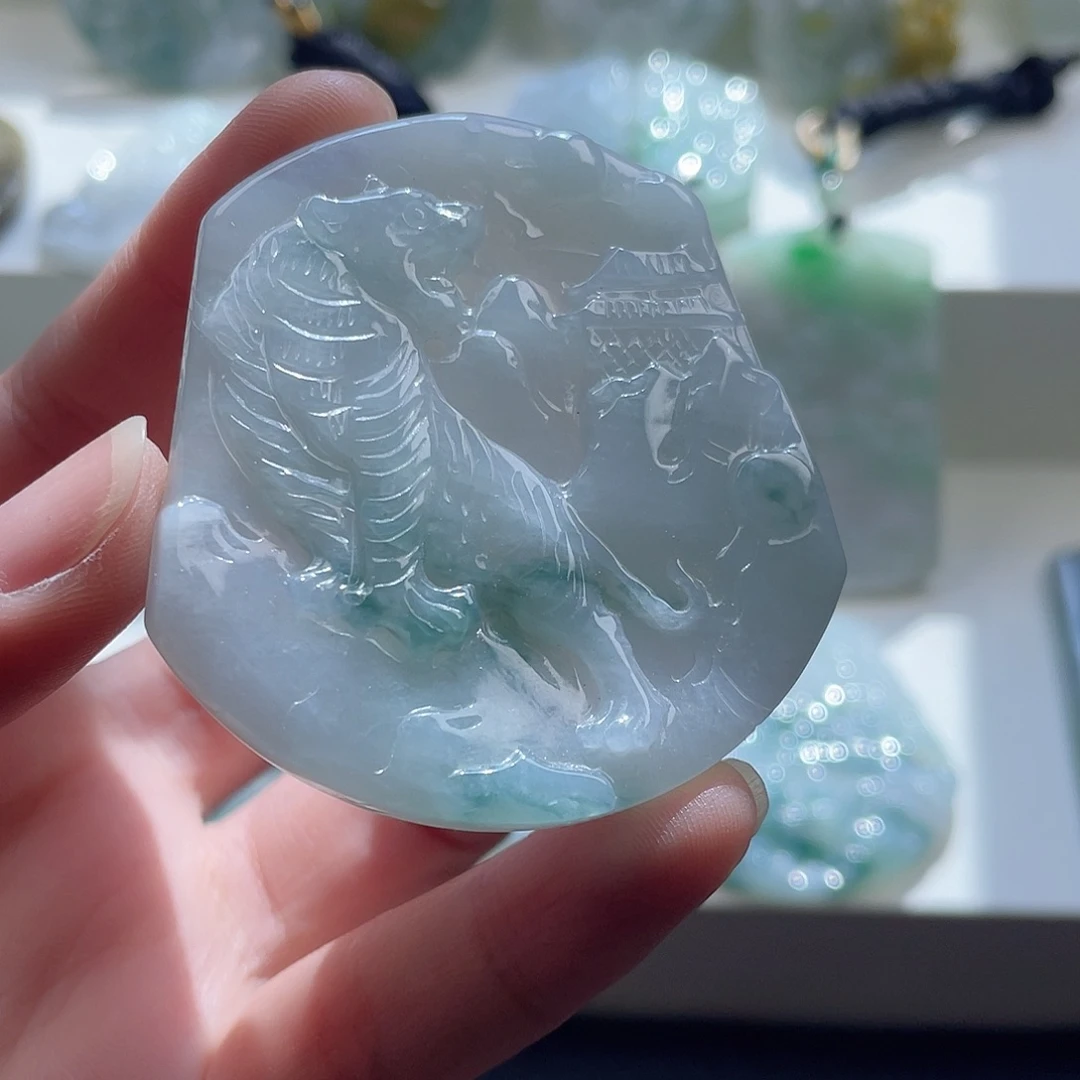 翡翠未镶嵌颈饰天然翡翠1111111