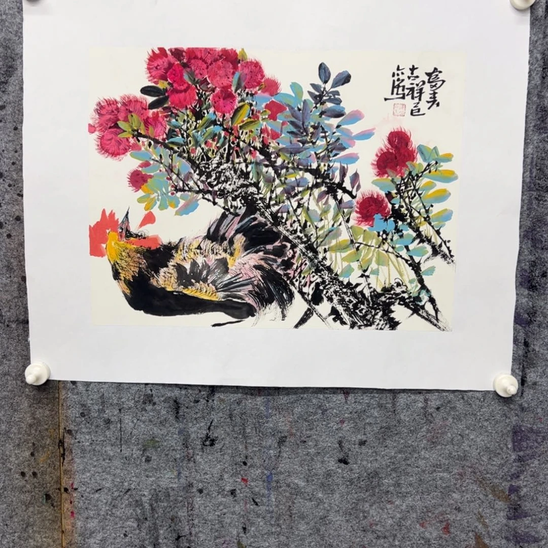 国画亲笔手绘原创作品