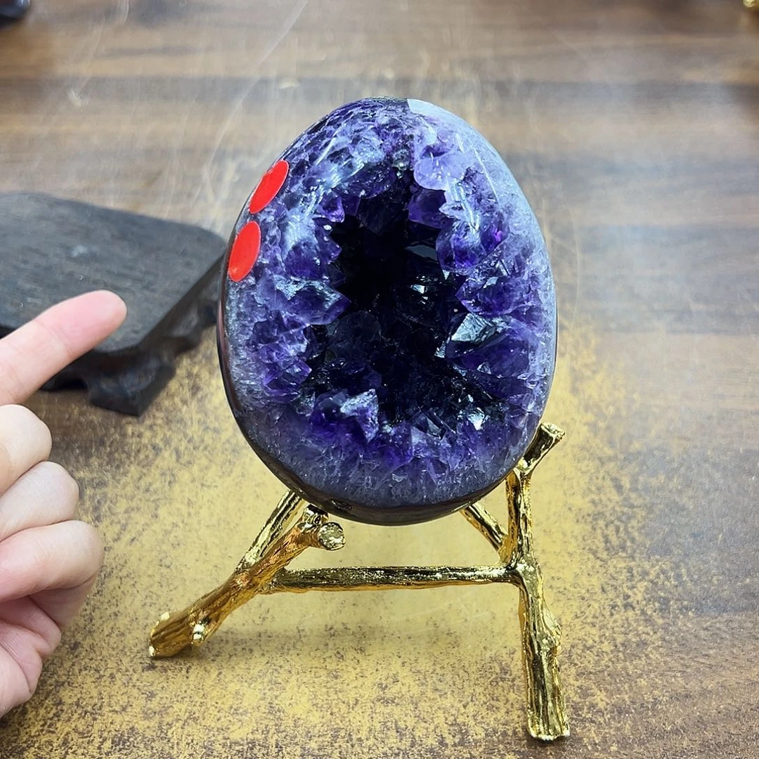 紫晶摆件未镶嵌晶体