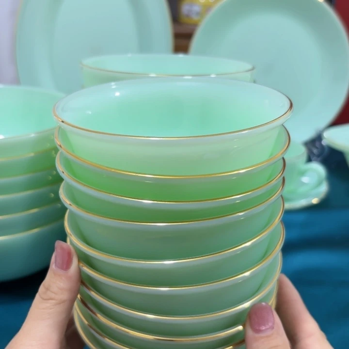 景德镇陶瓷玉瓷4.5寸10个