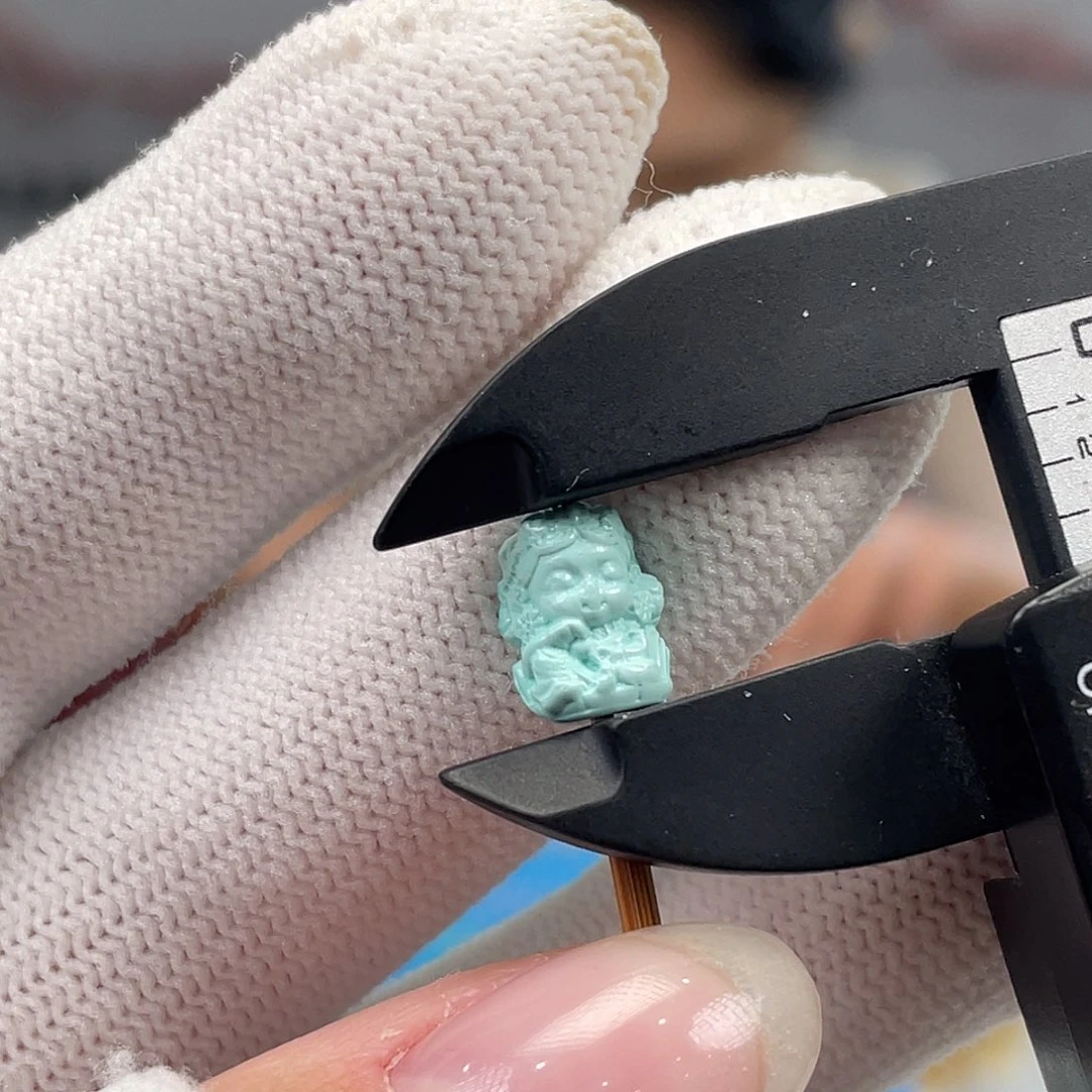 绿松石未镶嵌挂件