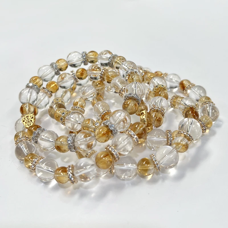 天然水晶设计轻奢款手串【ZBS190】多样性发其一