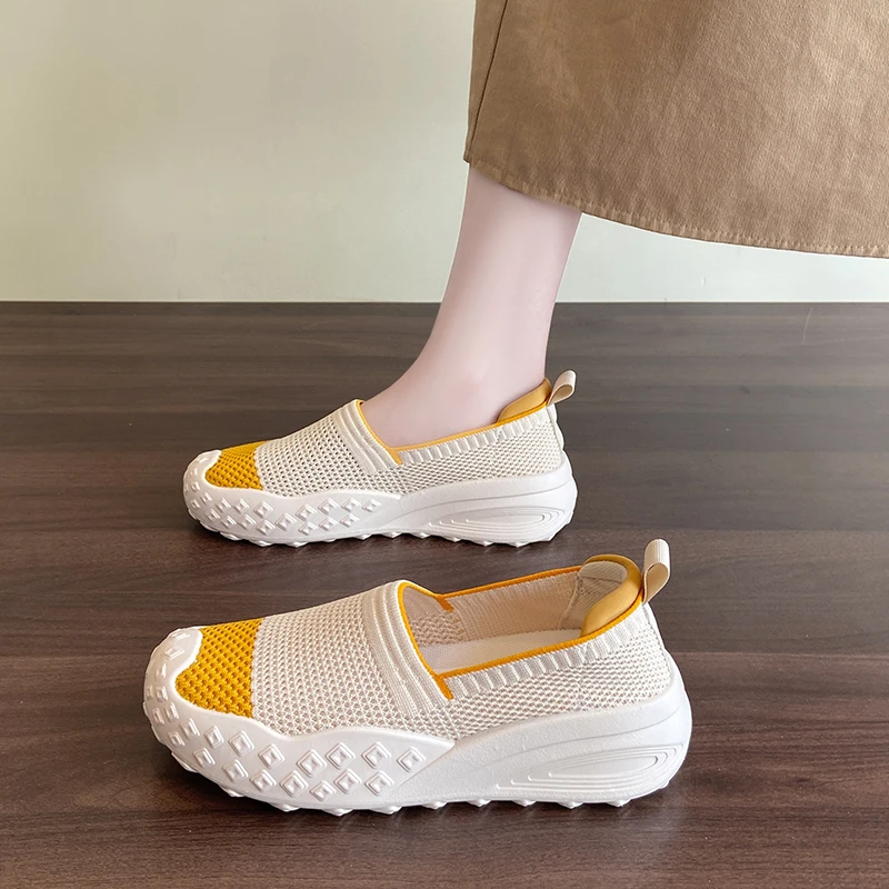 网面透气浅口渔夫鞋夏季新款舒适软底孕妇鞋时尚妈妈镂空轻便网鞋