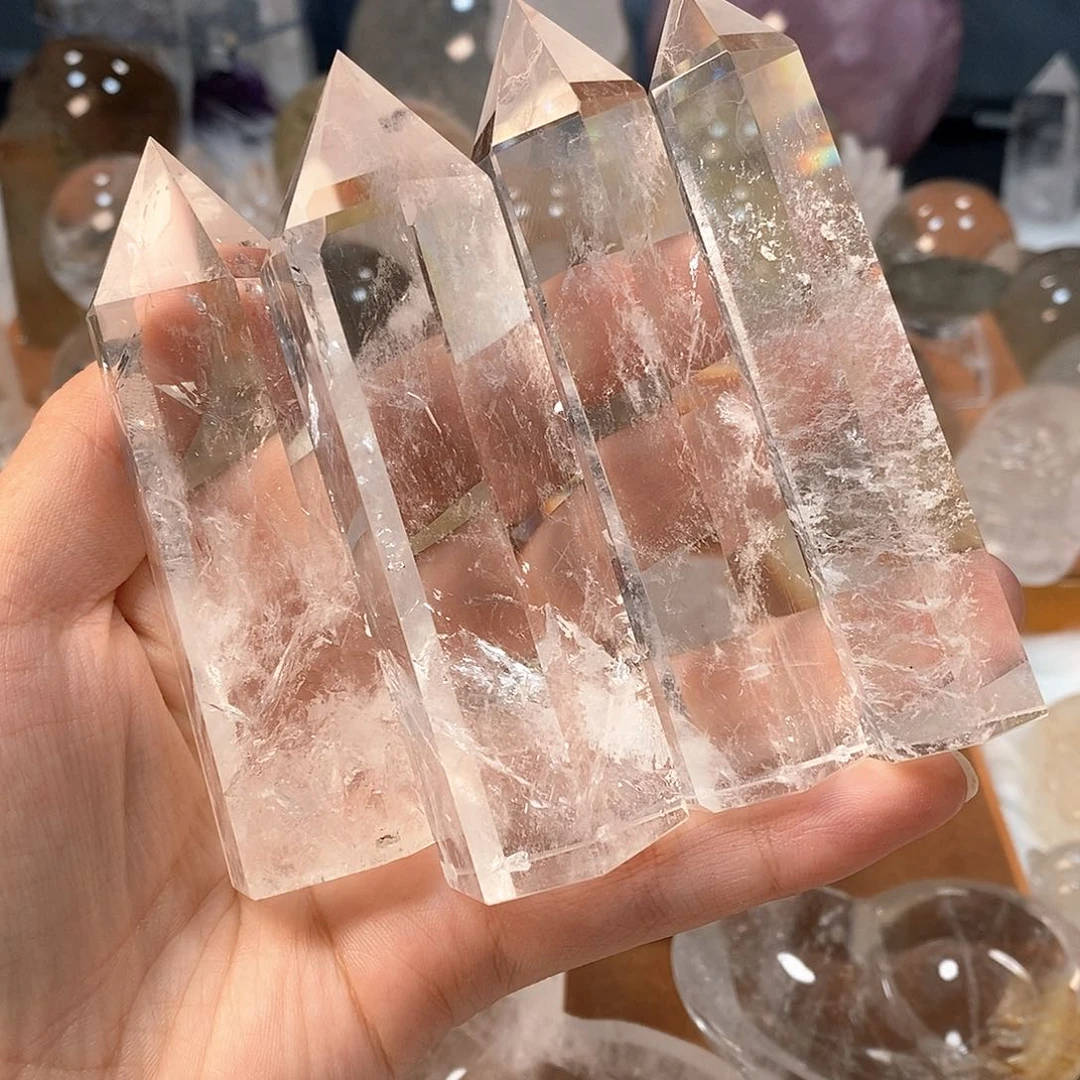 水晶珠宝半成品未镶嵌多样性一件