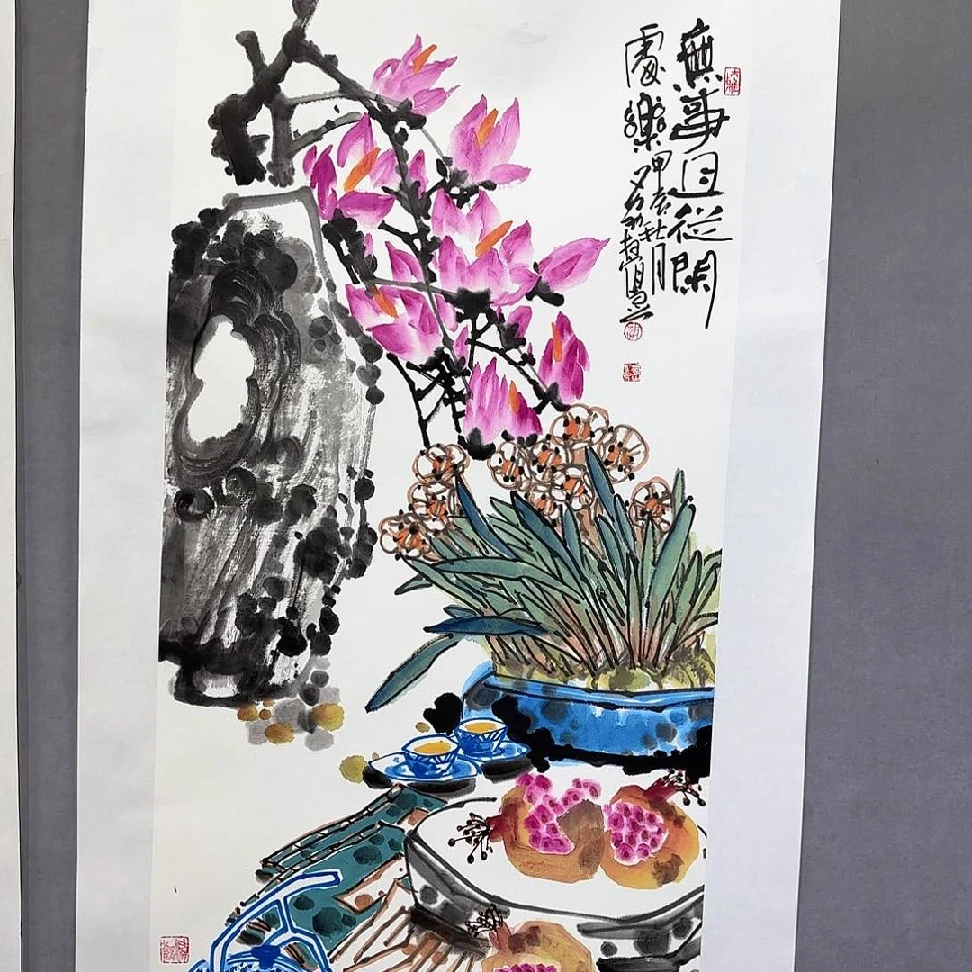 国画国画纯手绘作品请放心去藏