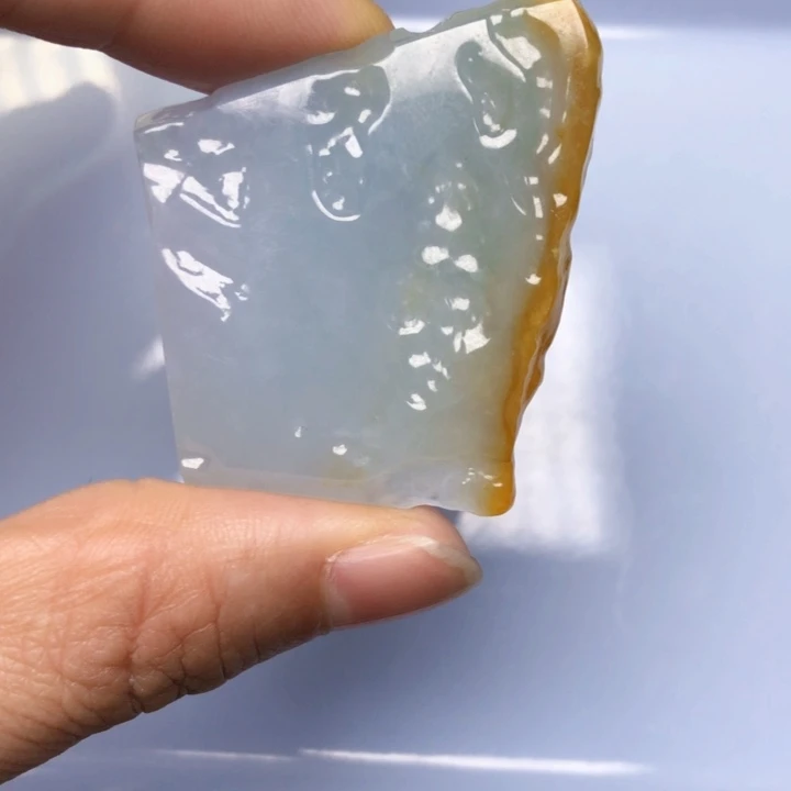 翡翠未镶嵌颈饰缅甸天然翡翠吊坠牌子珠子平安扣