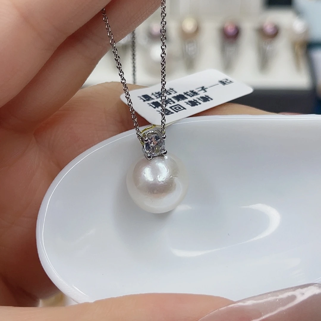 淡水珍珠合金吊坠(赠链)