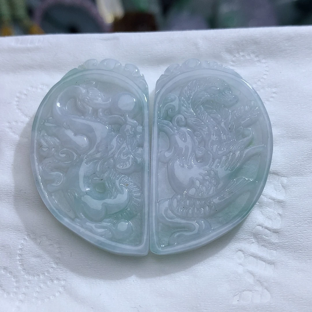 翡翠未镶嵌颈饰850