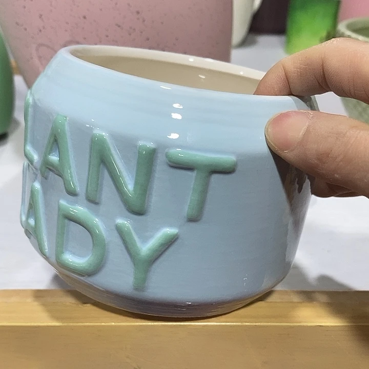 陶盆有孔 瑕疵针孔漏釉介意勿拍外口 10外高9