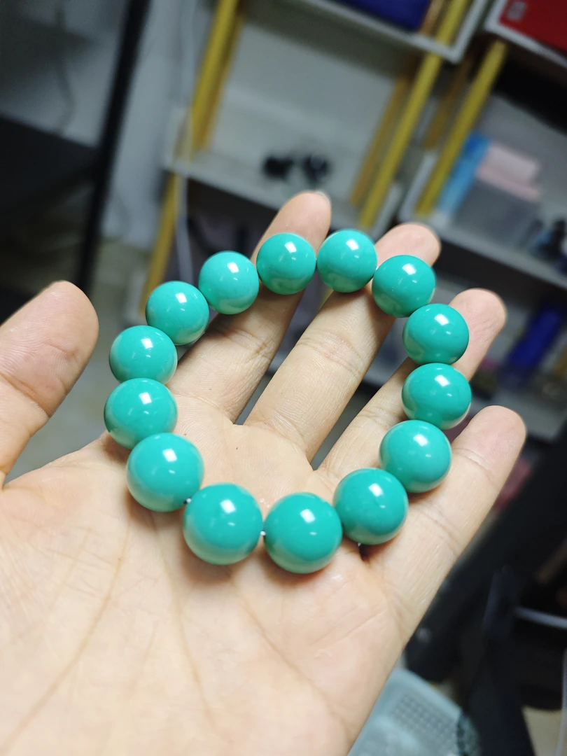 A3高池绿15 mm手串