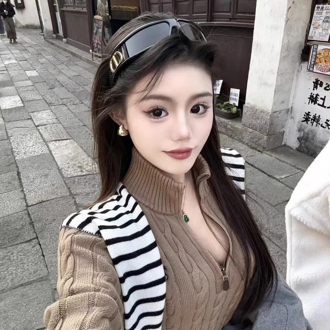 发箍墨镜女新款辣妹y2k高级感欧美风显瘦防紫外线拍照太阳镜