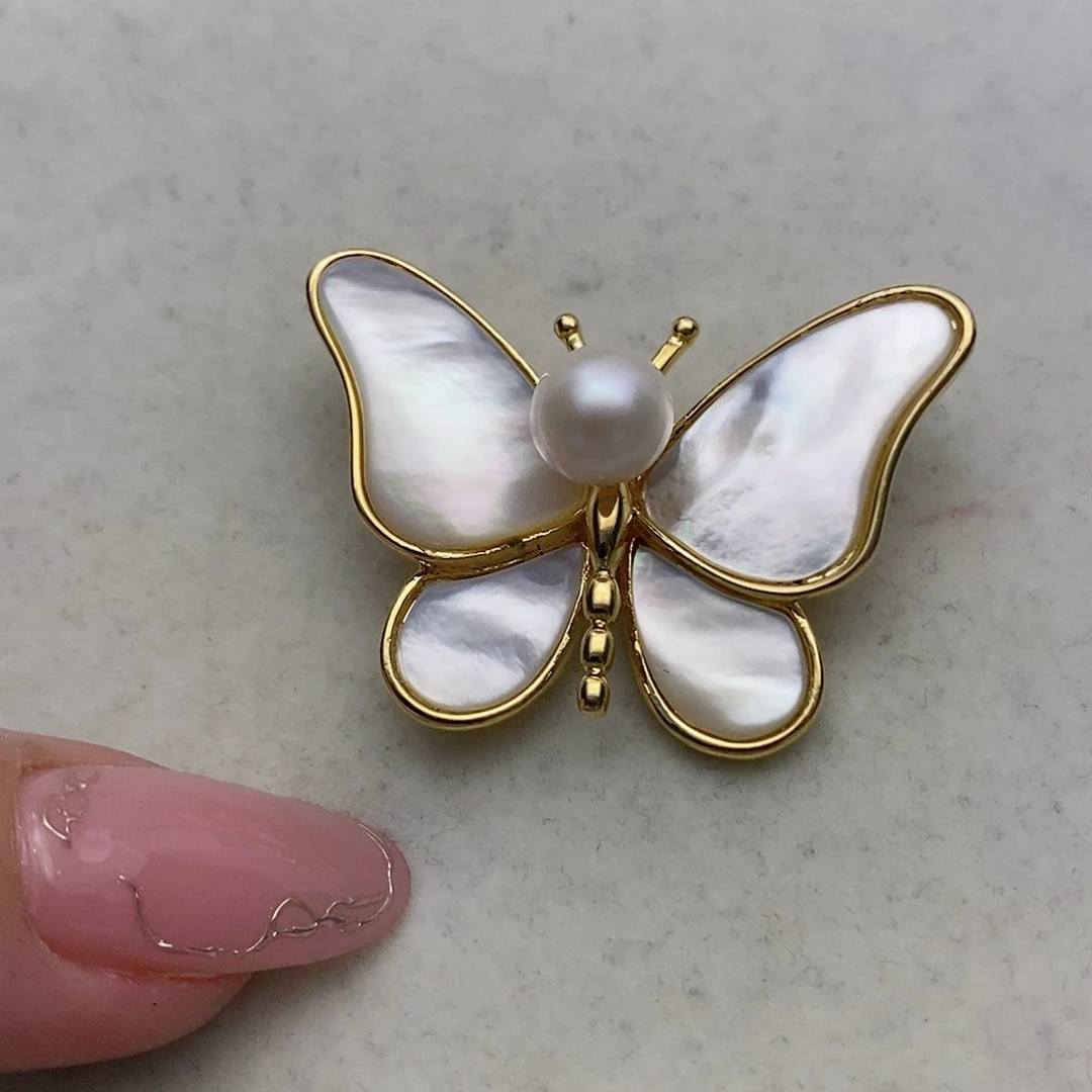 【闪购商品】淡水珍珠胸针未镶嵌110