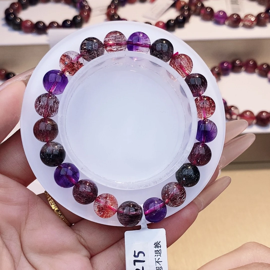 手链未镶嵌水晶黑加仑超七9+