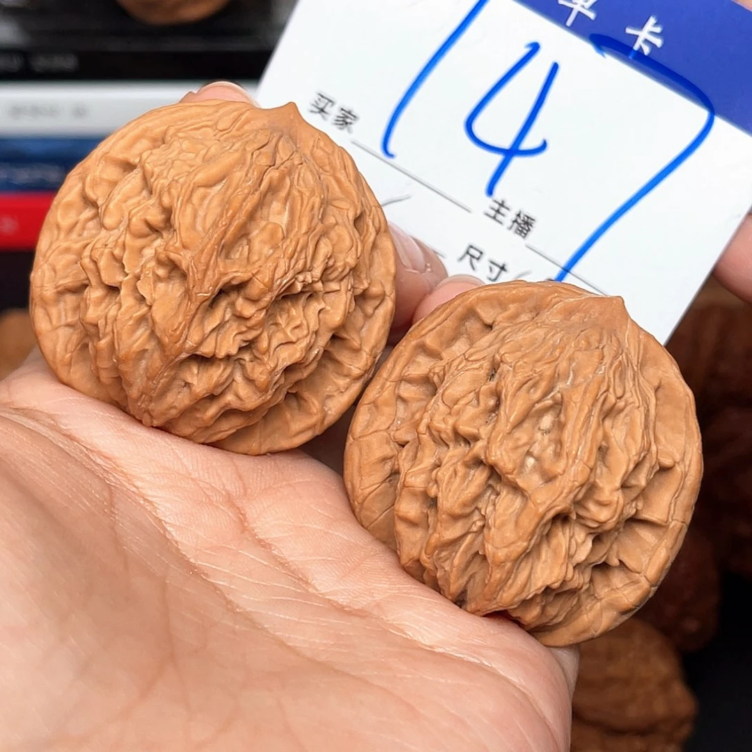 文玩核桃吊坠全品虎头41+尺寸y