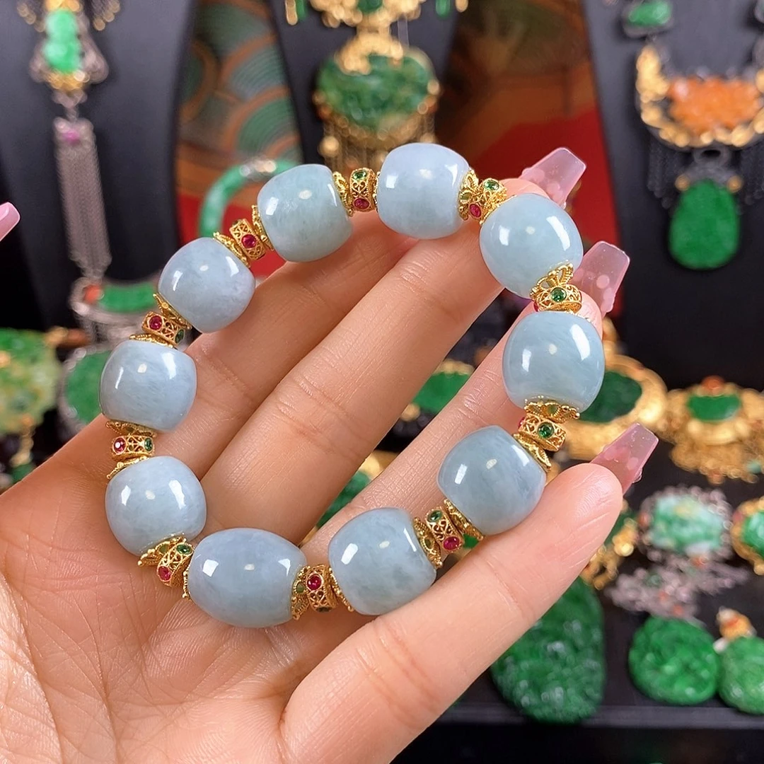 翡翠未镶嵌手链手链