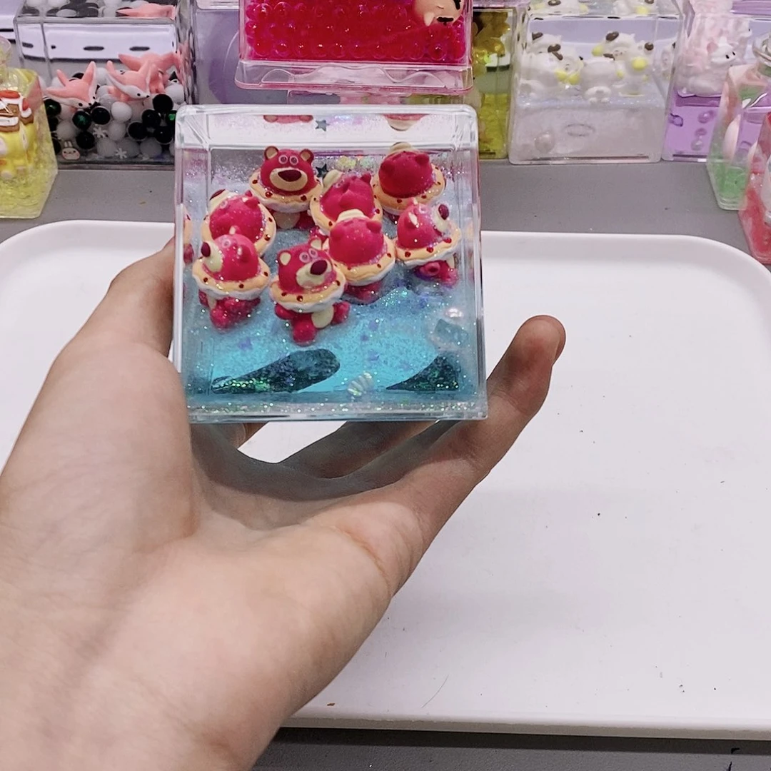 有机玻璃长条流沙瓶