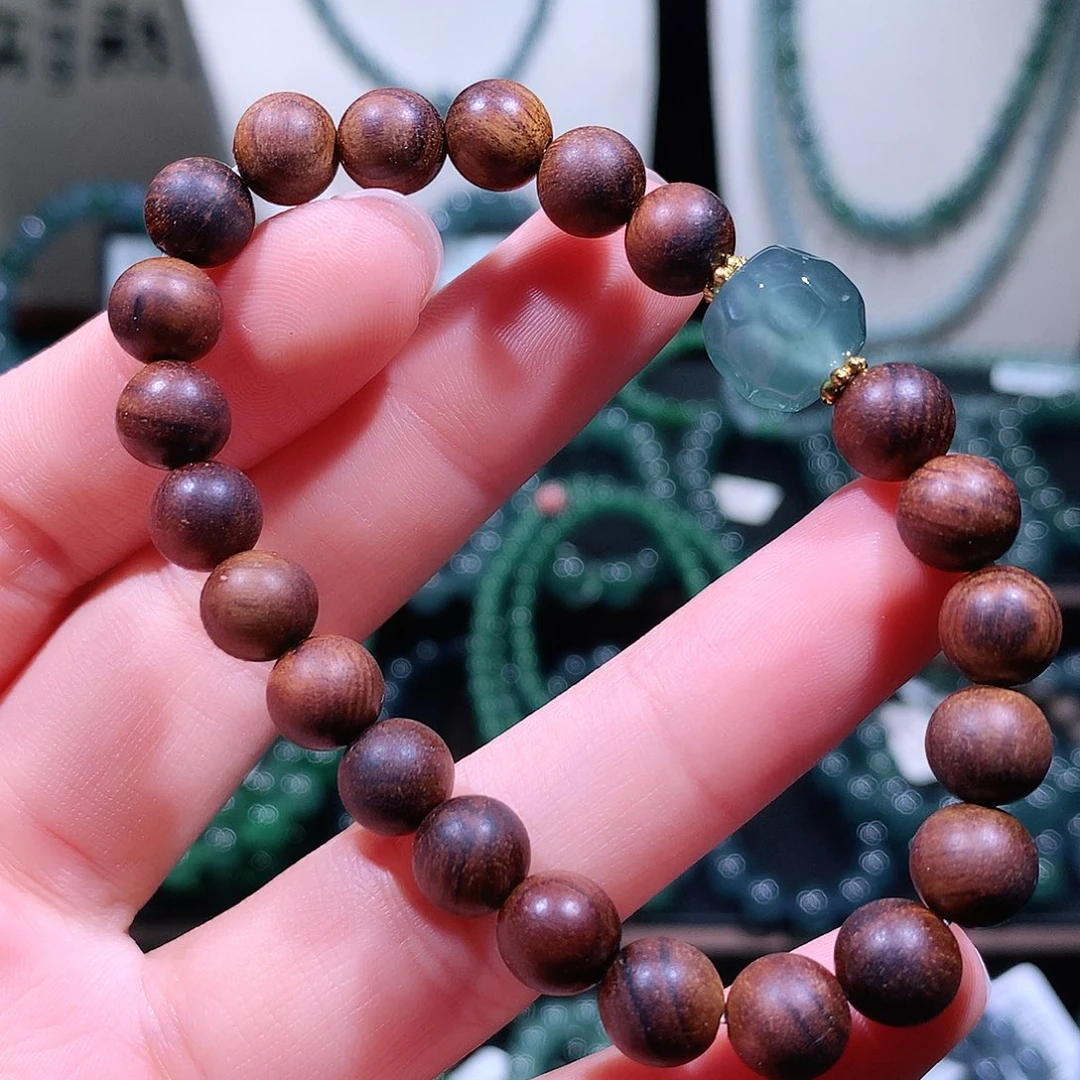 未镶嵌手链翡翠天然a货翡翠手串11.5