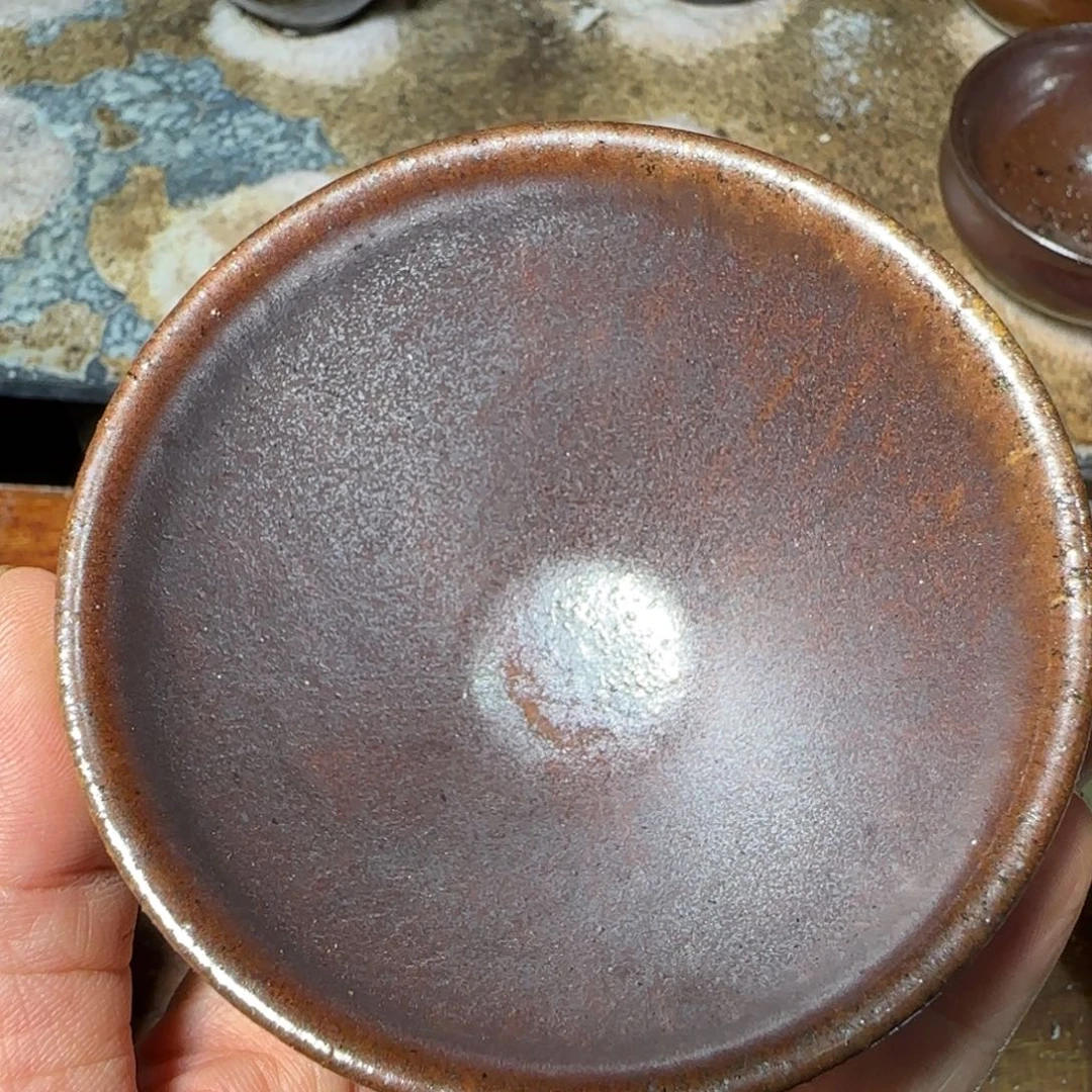 柴烧建盏茶盏茶杯6