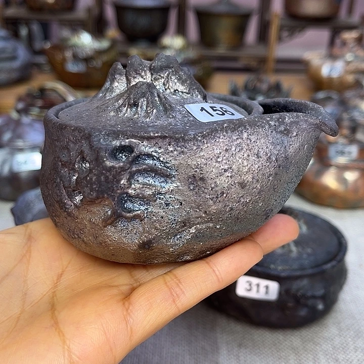 裸柴烧陶瓷手工茶器