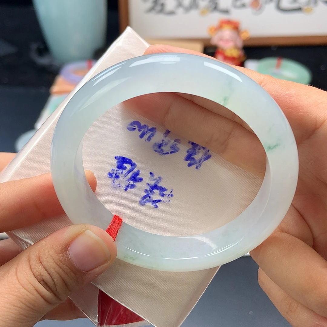 翡翠未镶嵌手镯47号