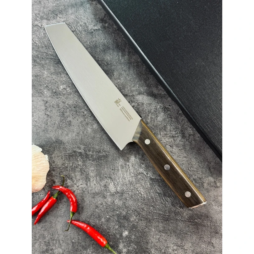 058岚家切腹刀家用锋利切肉刀具厨房厨师专用菜刀