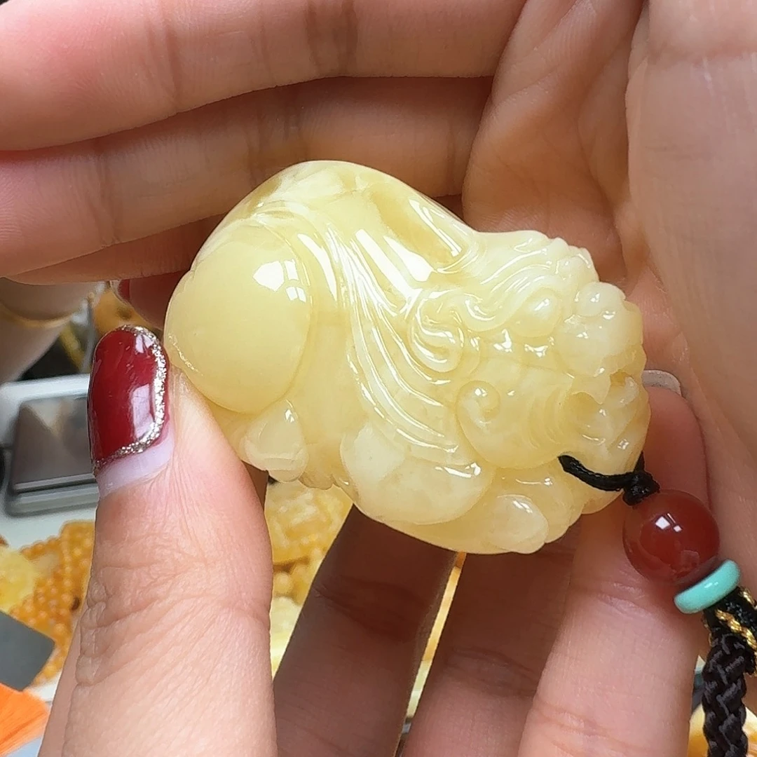 琥珀裸石未镶嵌乐**m你好