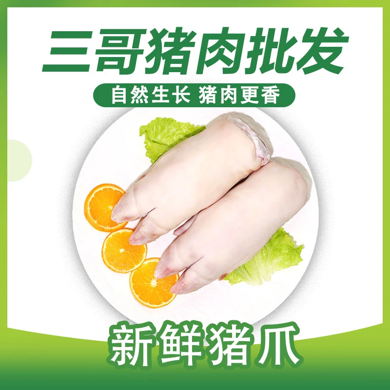 约7斤 猪前蹄 满筋满肉带筋猪蹄急速冷冻锁鲜下单不退不换