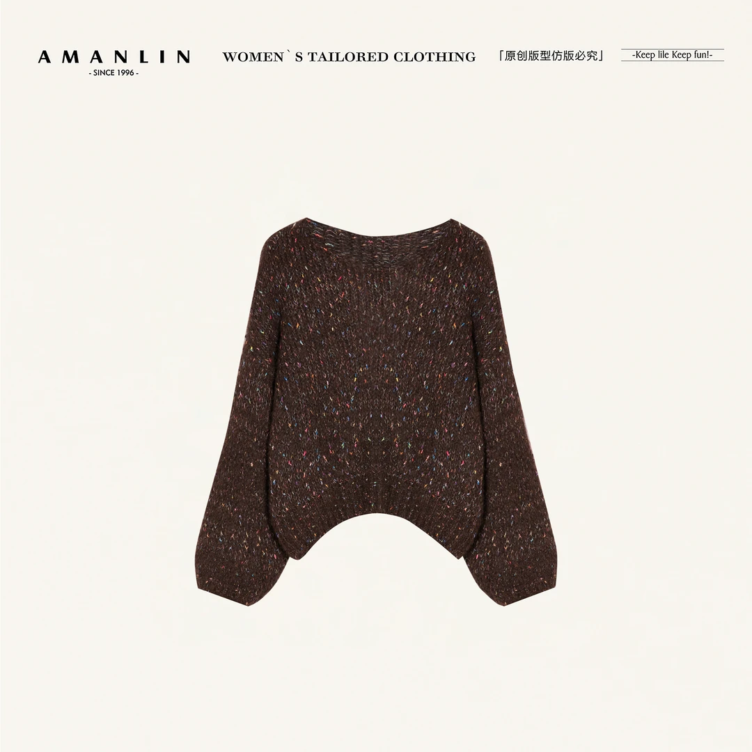 AMANLIN/阿谩琳琥珀流光上衣S602709