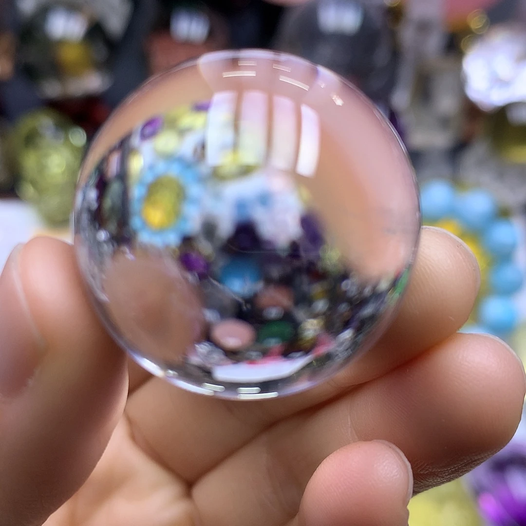 水晶珠宝半成品未镶嵌净透体白水晶摆件