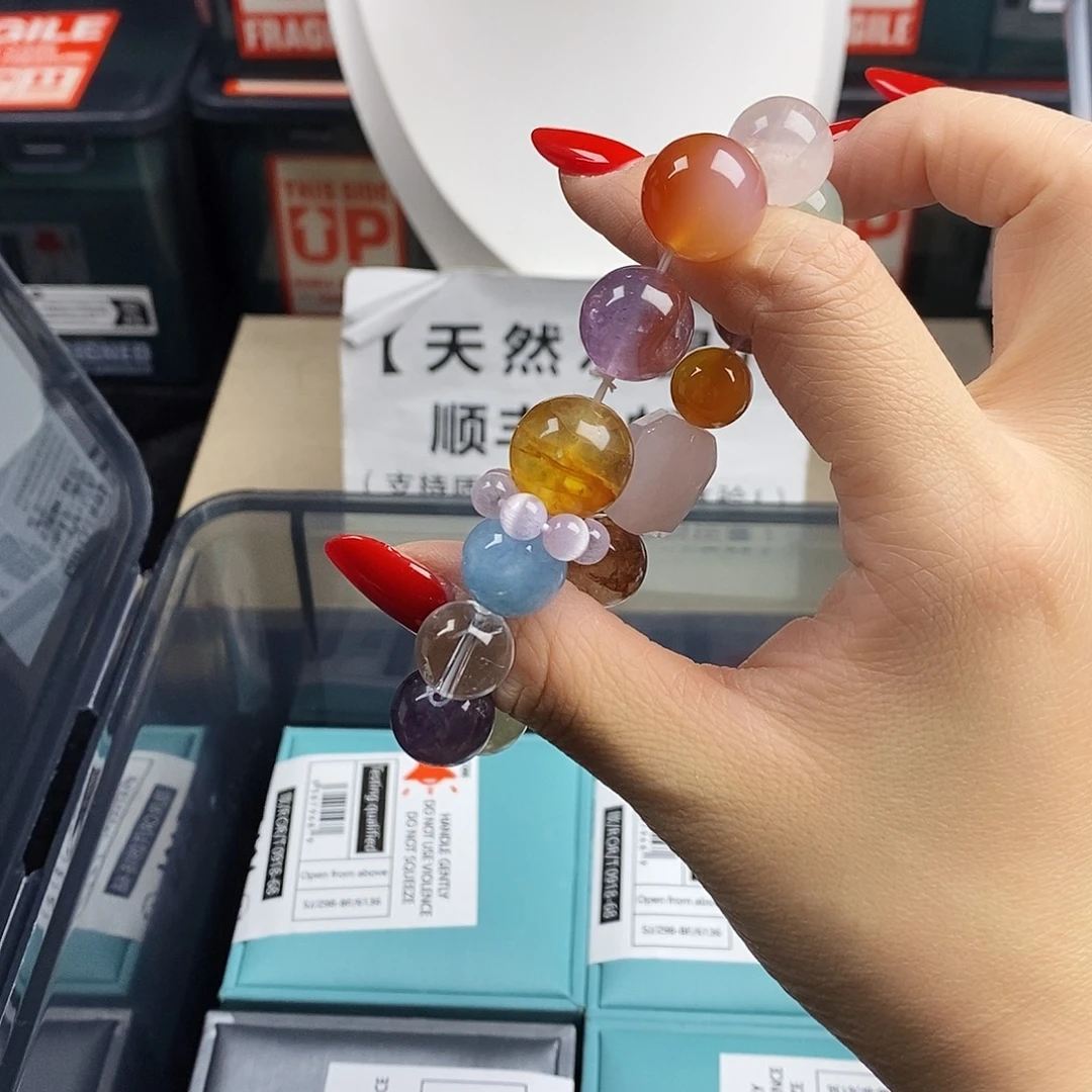 银S925镶嵌水晶手链