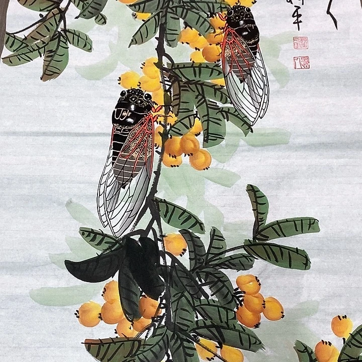 手绘国画作品9999