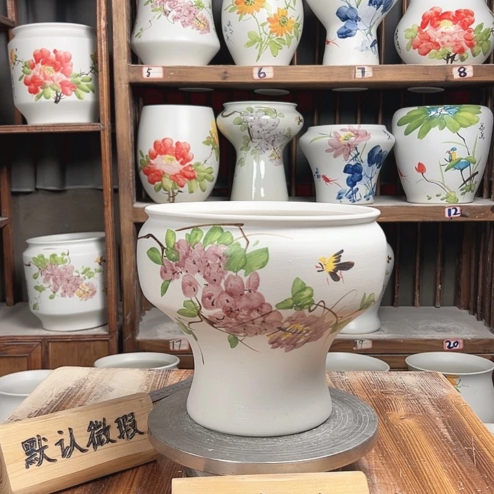 摆件口22紫藤新款陶瓷