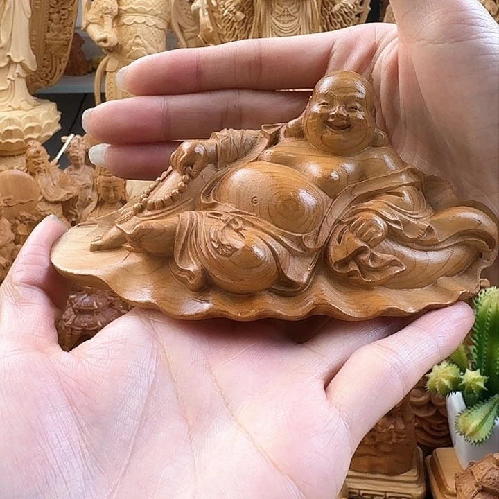 柏木（崖柏）荷叶弥勒经典款