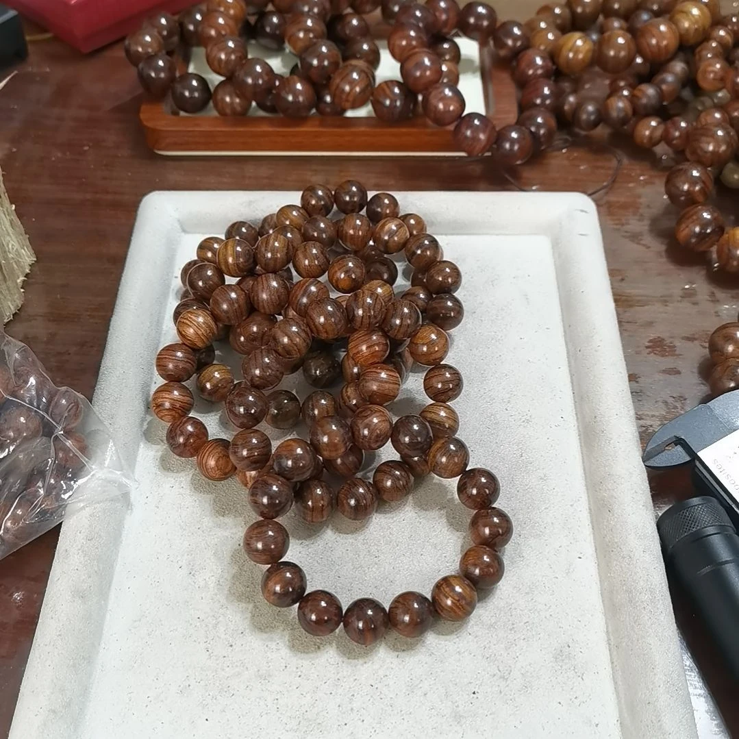 黄花梨/降香黄檀手串/手链15mm横纹