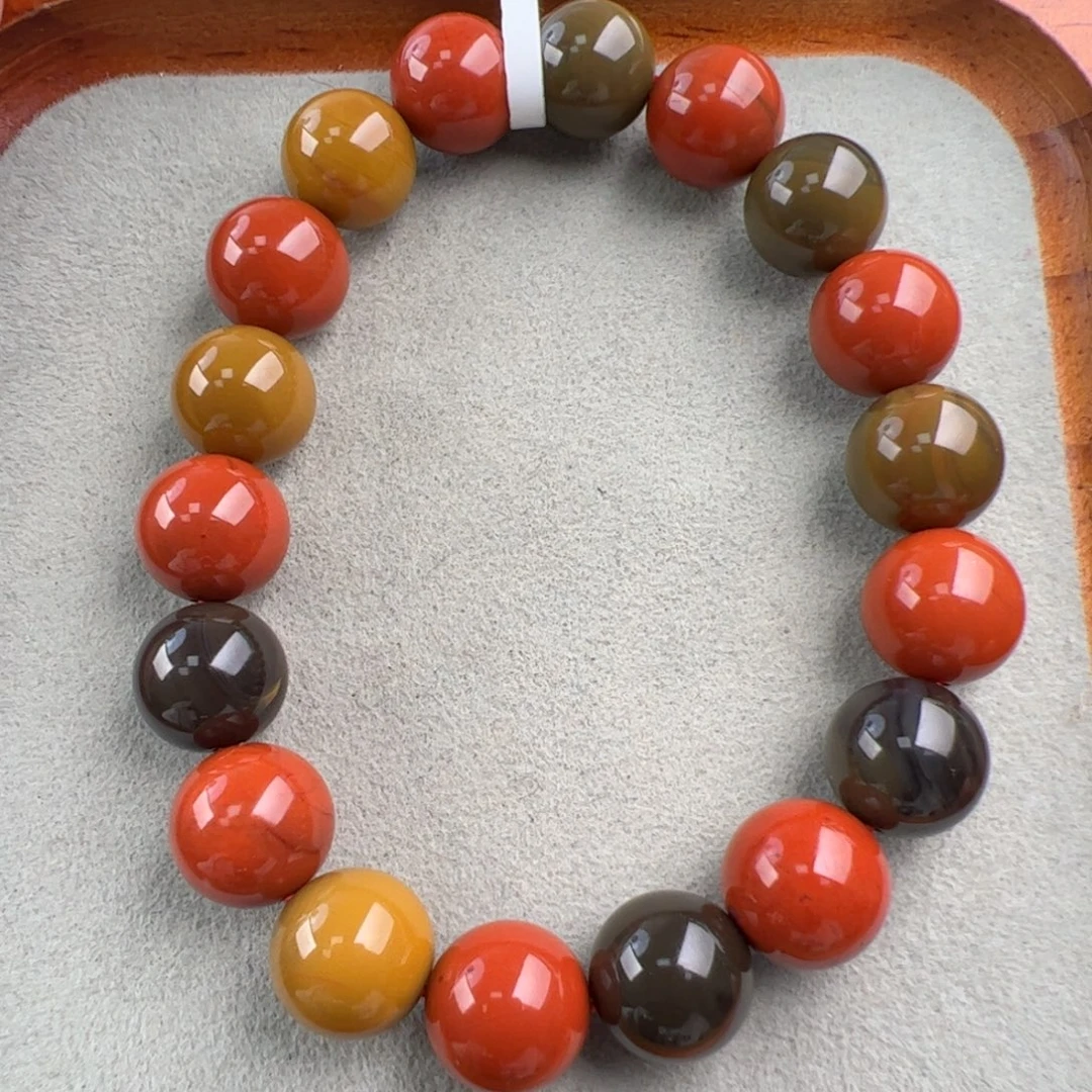 南红玛瑙未镶嵌（巧家包浆亮光11mm