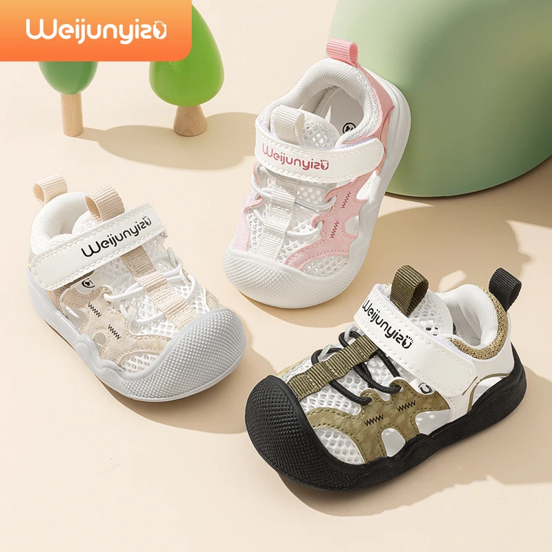学步鞋男宝宝凉鞋女童夏季婴儿鞋子软底机能儿童溯溪凉鞋
