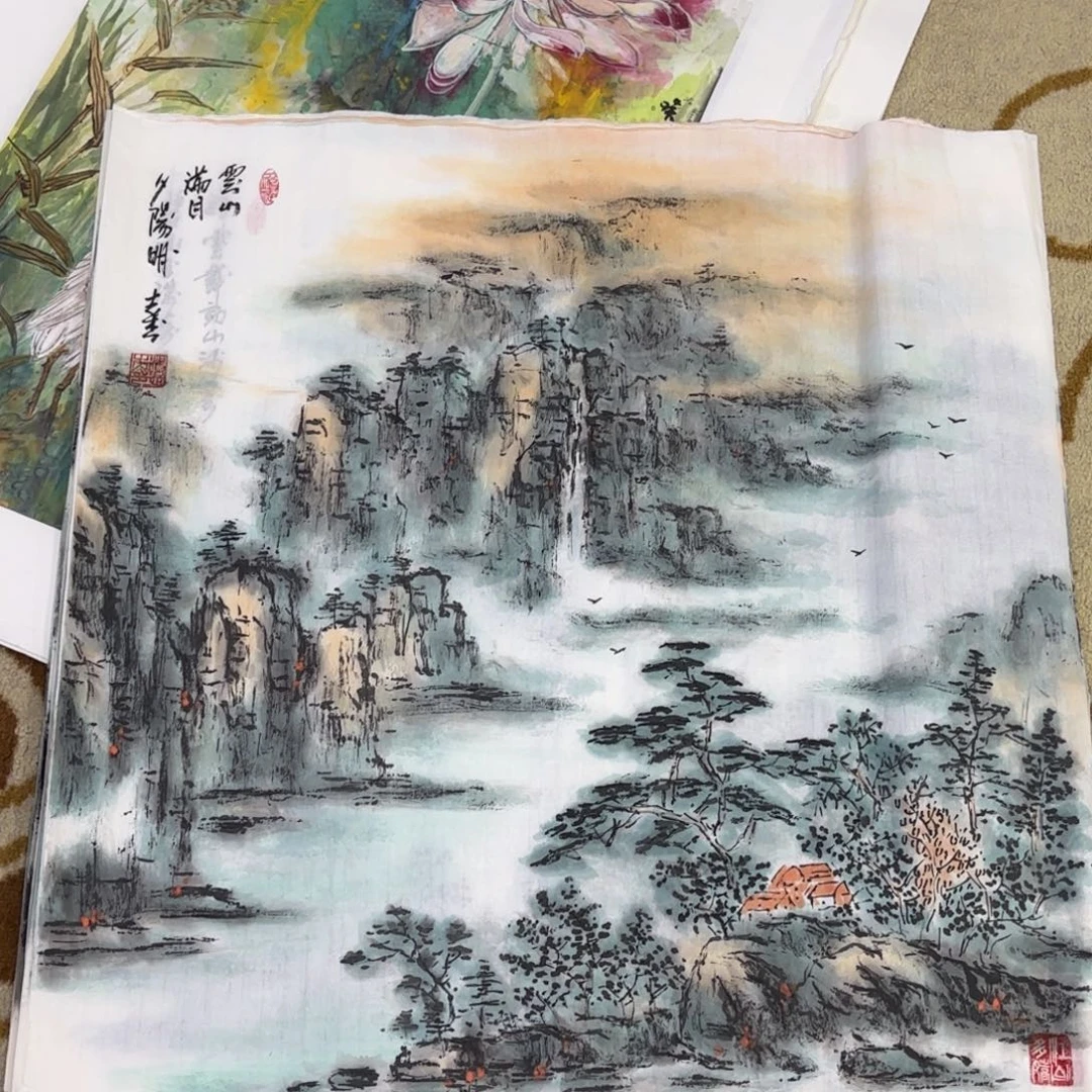 国画杨志杰老师四尺斗方刘