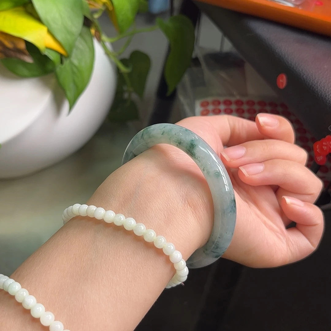 翡翠未镶嵌手镯55-56号22