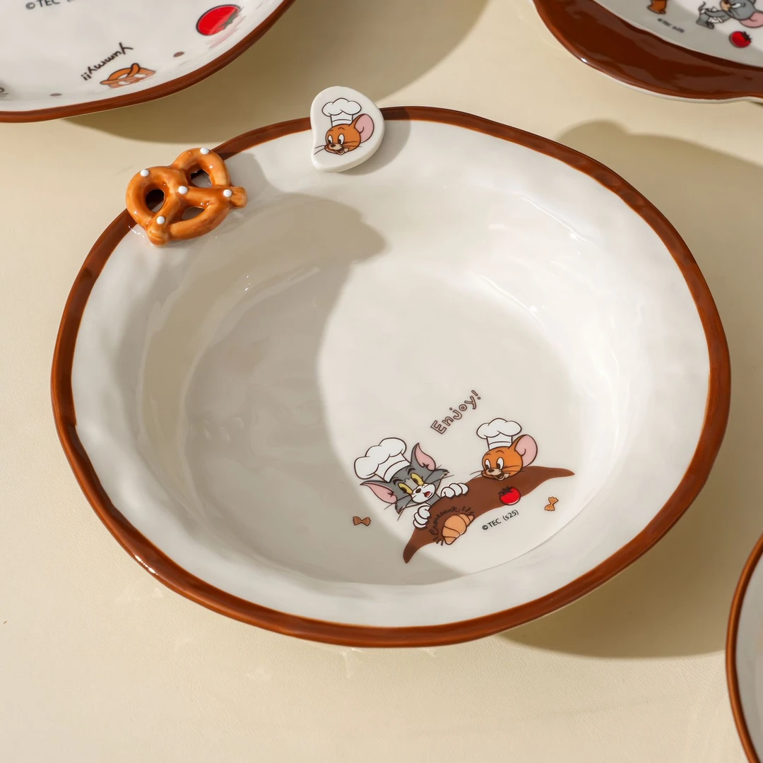 猫和老鼠陶瓷8寸汤盘