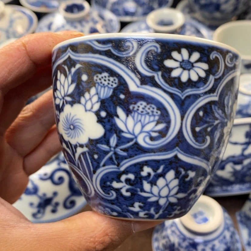 【闪购商品】景德镇青花主人杯