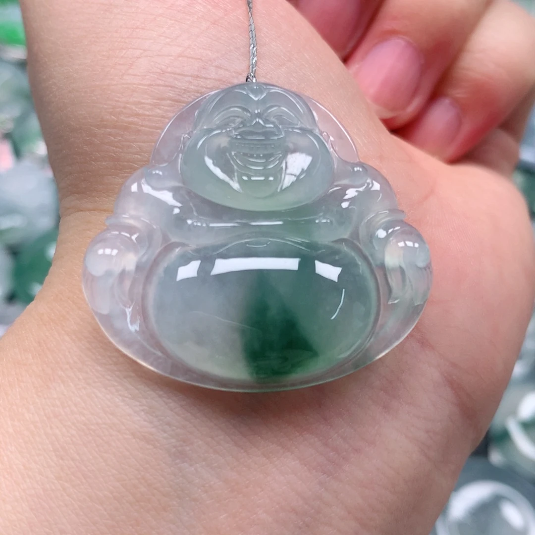 颈饰未镶嵌翡翠天然翡翠