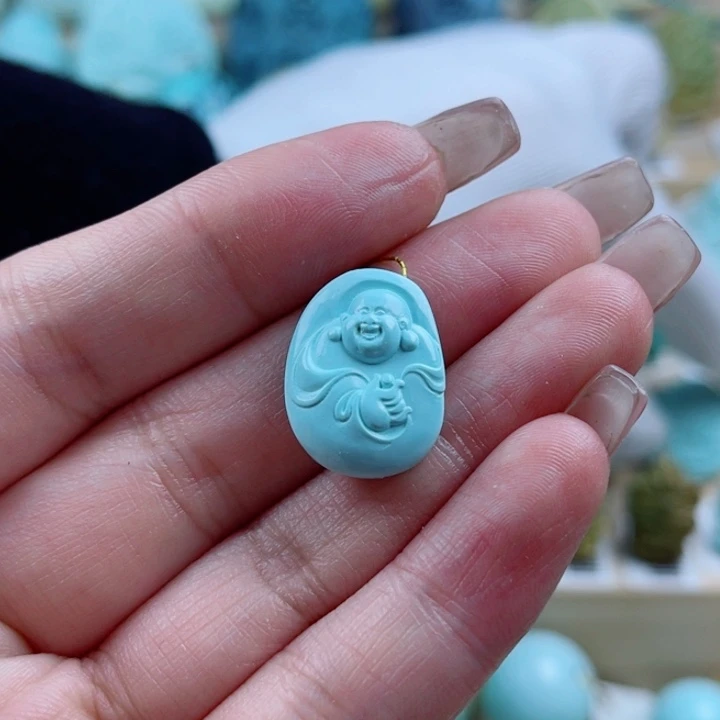 绿松石未镶嵌珠宝奇石