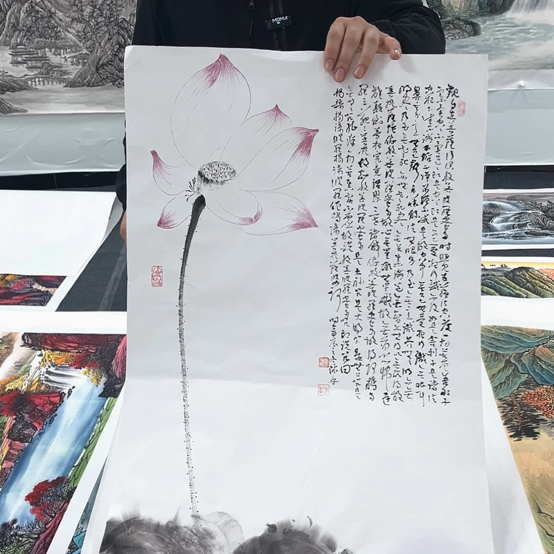 国画国画作品宣纸纯手绘