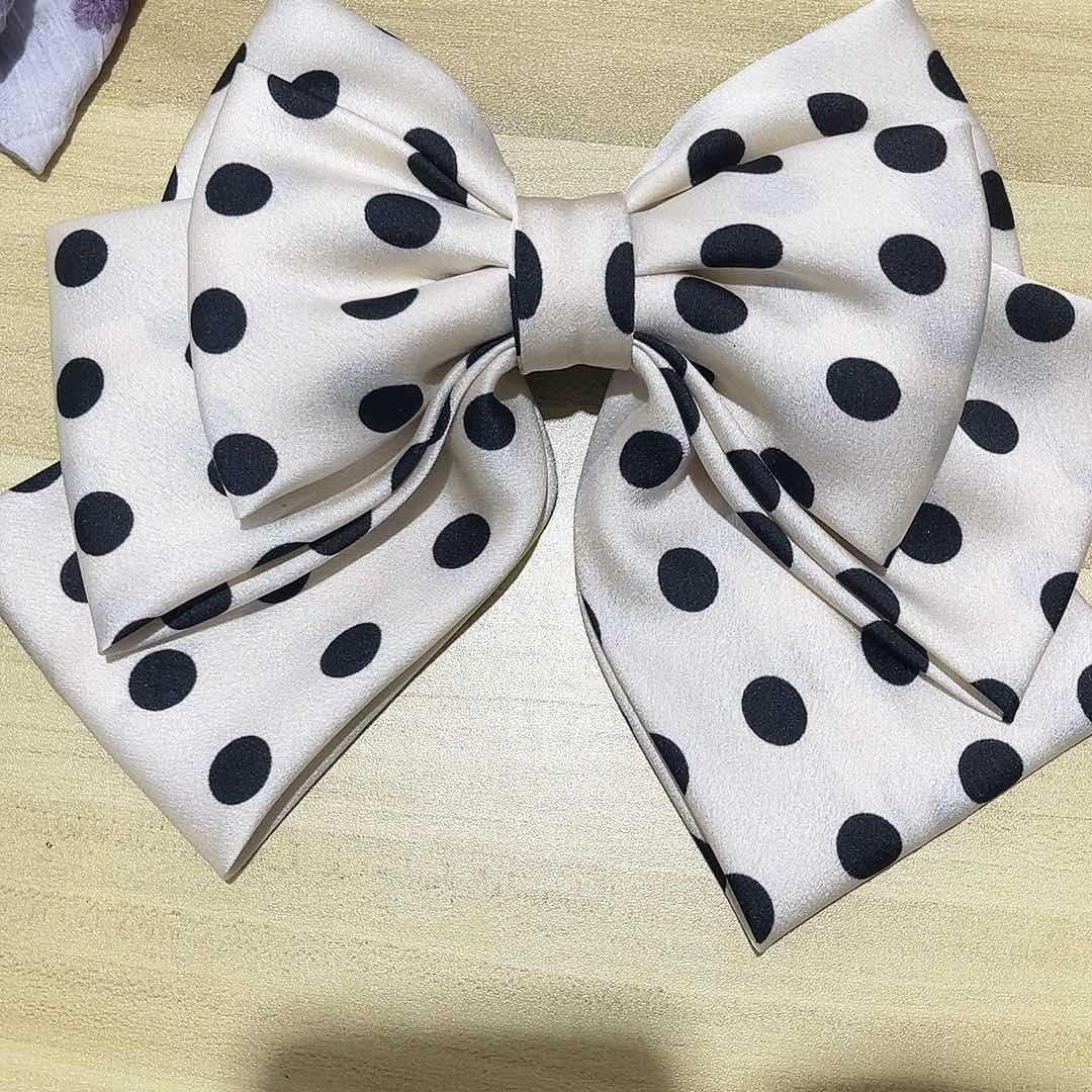 皮质铁合金蝴蝶结发夹